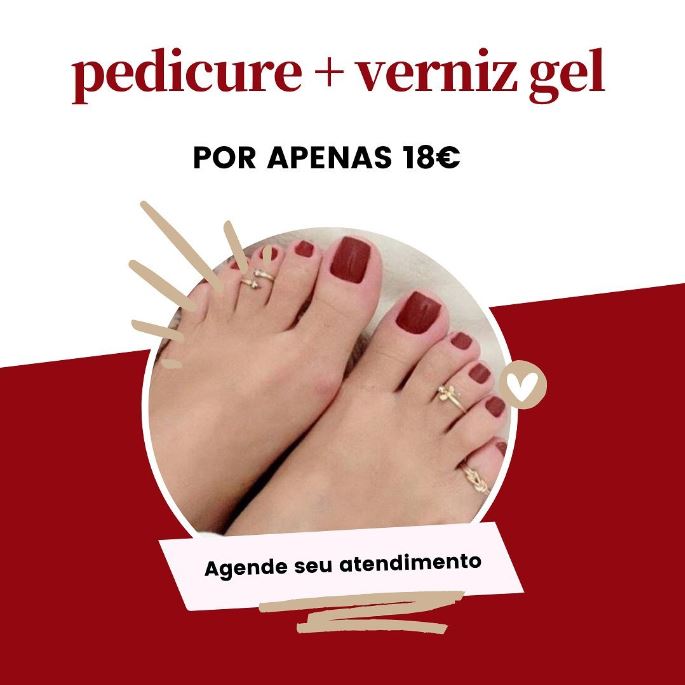 Pedicure + Verniz Gel