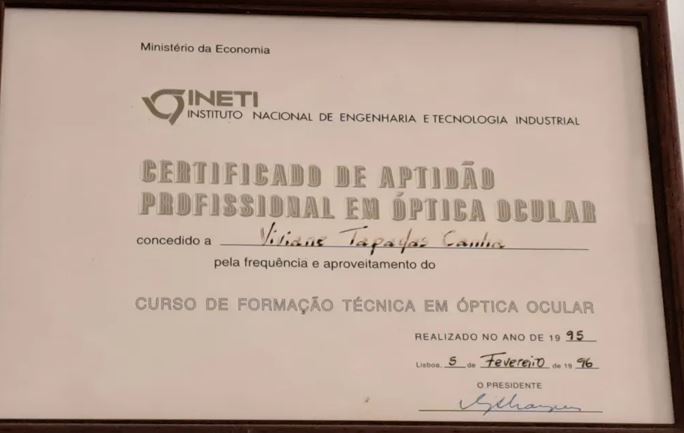 Certificado de Aptidão Profissional em Óptica Ocular 