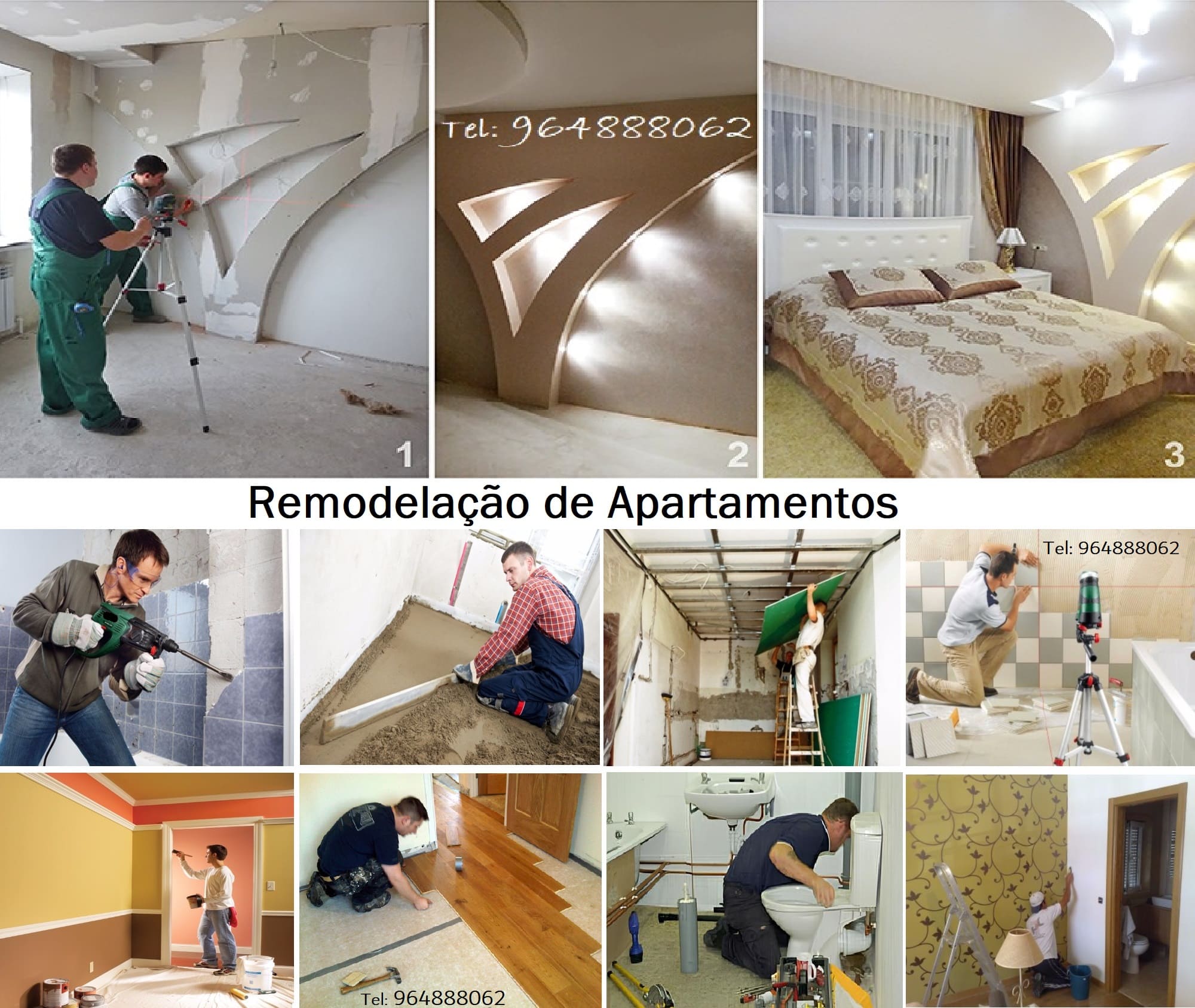 Remodelação de Apartamentos / Casas, desde 100€/m2