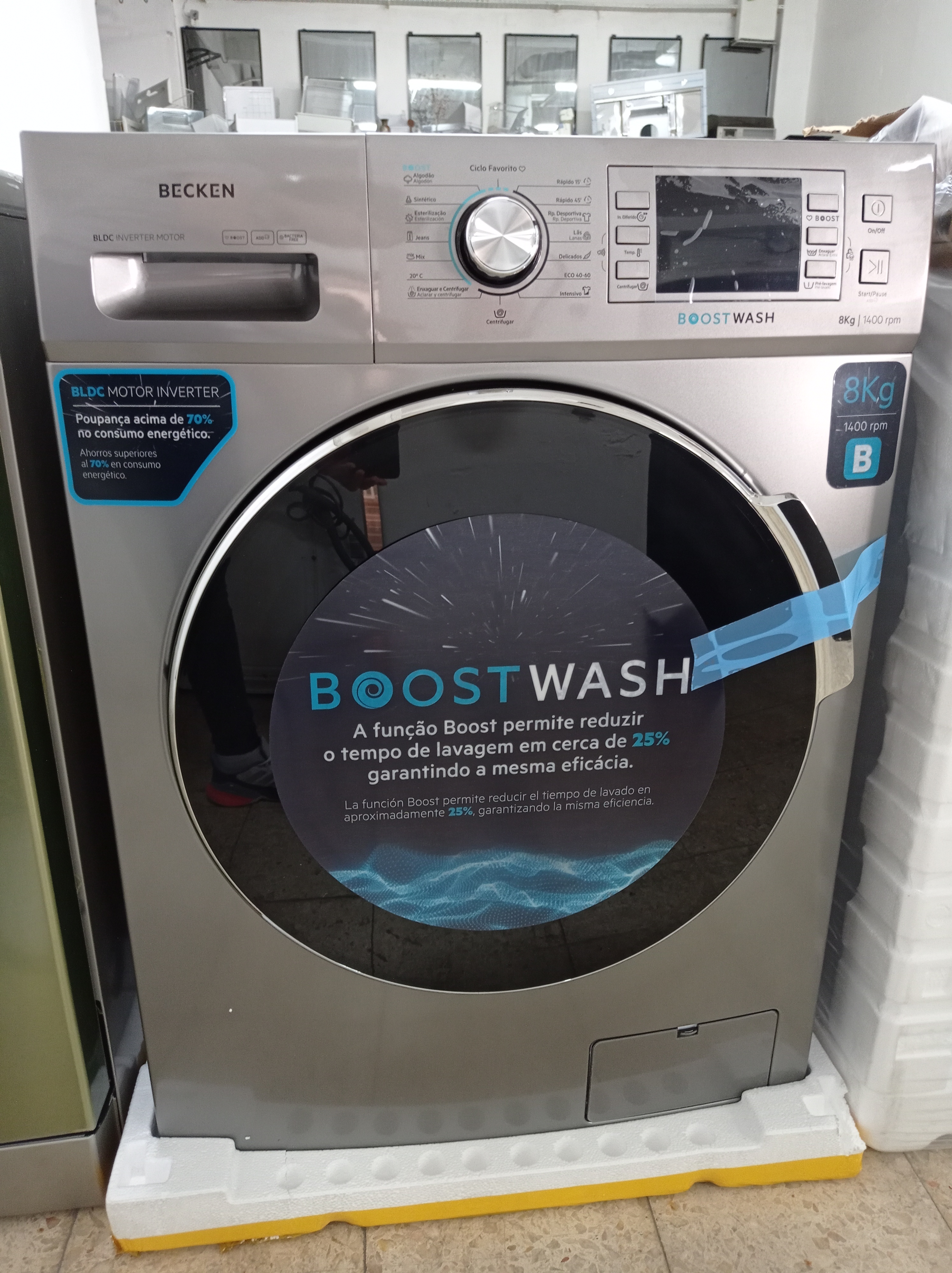 Máquina de lavar roupa Becken 390,00€