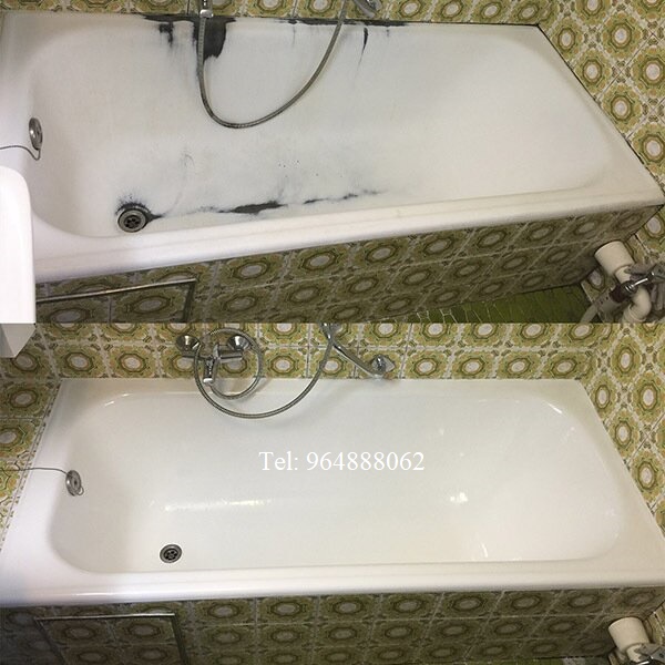 Renovação de banheiras - 250€/un
