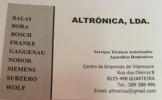 Altrónica - Serviços Técnicos Lda